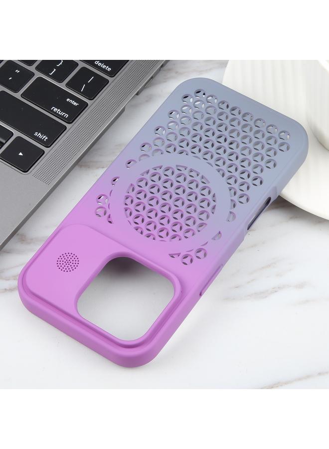 اس-توب جراب لهاتف iPhone 16 Pro Max بلون متدرج وغطاء هاتف MagSafe للعلاج بالروائح العطرية من Honeycomb - Image 4