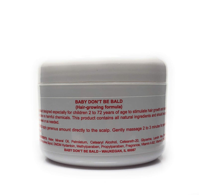 Baby Don't Bald Baby Don't Be Bald Hair & Scalp Nourishment Triple Strength (Red) 8 Oz. - Image 3