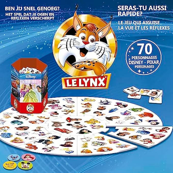 EDUCA Board Game  THE LYNX DISNEY 100  4 Players Age 4 - Image 3