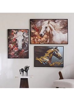 Home Box Ersel Horse Canvas Hand Painting - 60x90x2.5 cm  - Image 5