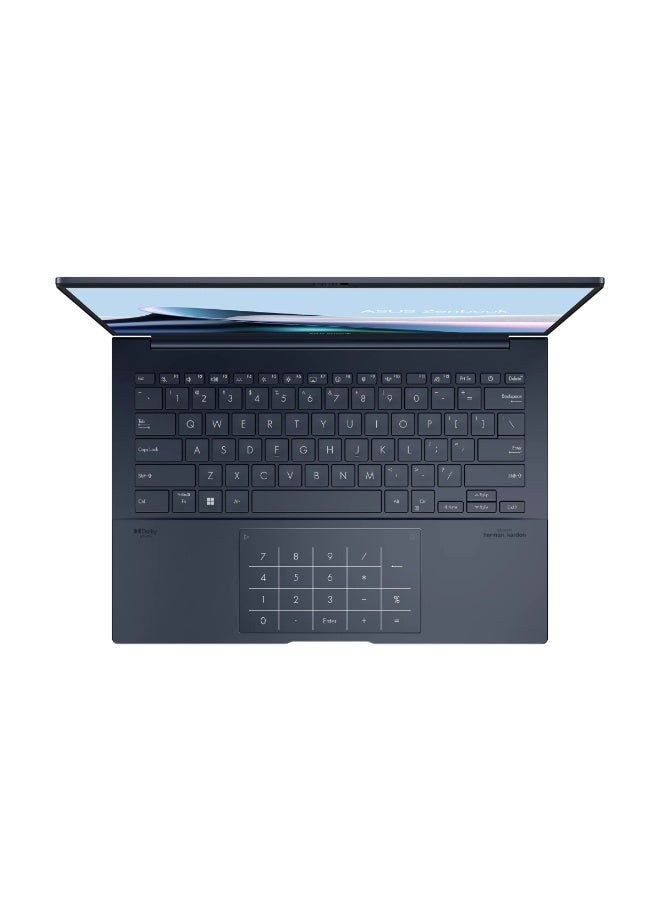 أسوس ZenBook 14  Laptop With 14-Inch Display, 32GB RAM/1 Terabyte SSD/Intel Core Ultra 9 Processor 285H/Windows 11 Home/ English Ponder Blue - Image 4