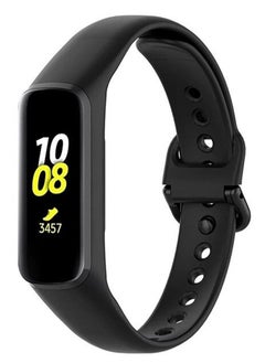 Silicone Band Strap For Samsung Galaxy Fit 2 SM-R220 Watch Bracelet Replacement Sport Watchband_Black
