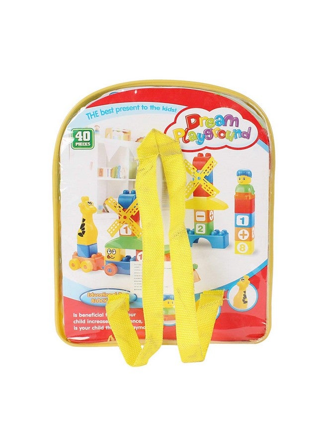 Smart Picks Smart Picks 40 Pieces Block Set for Boys and Girls (Multicolour)  - Image 4