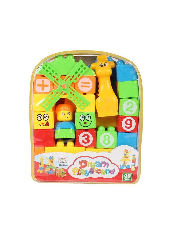 Smart Picks Smart Picks 40 Pieces Block Set for Boys and Girls (Multicolour)  - Image 3