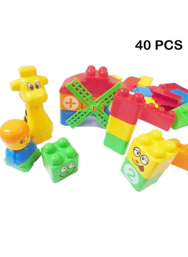 Smart Picks Smart Picks 40 Pieces Block Set for Boys and Girls (Multicolour)  - Image 5