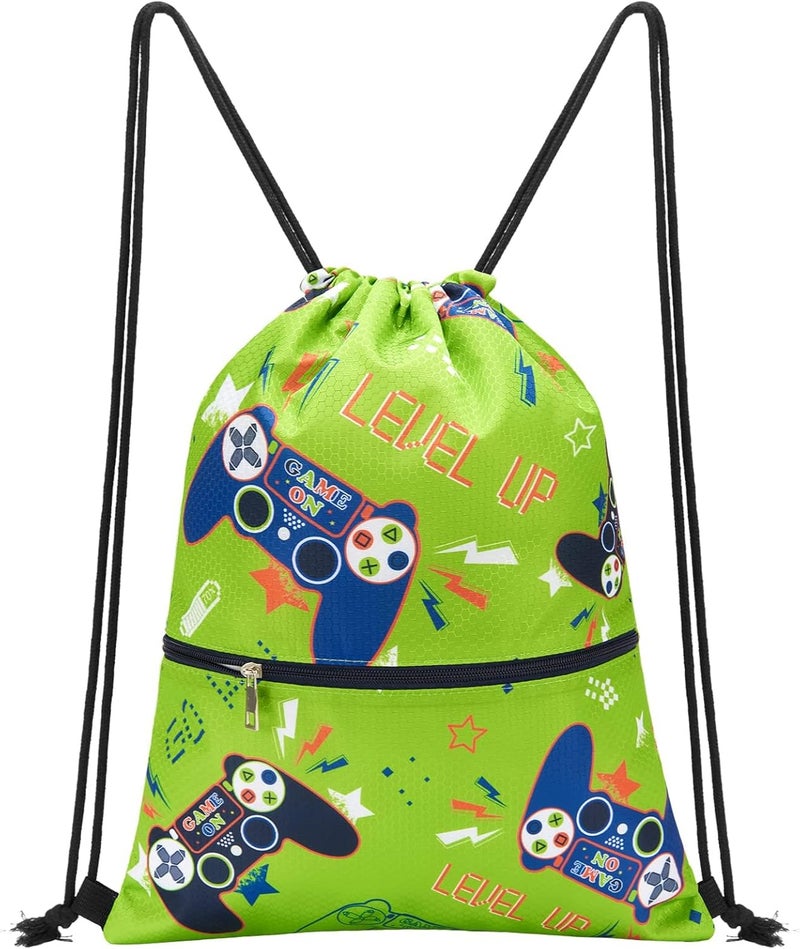 WAWSAM Drawstring Backpack  Drawstring Bags for Kids Swim Bag for Beach - Image 1