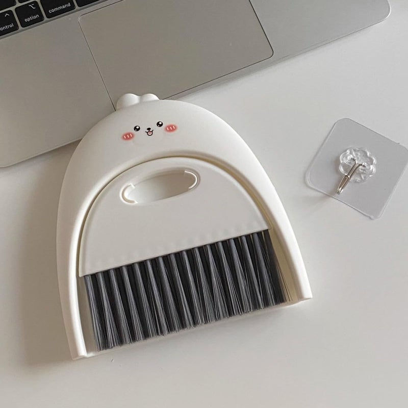 Mini Dustpan and Brush Set, Small Cleaning Broom with Dustpan, Compact Desk and Car Interior Detailing Brush for Home and Auto Cleaning - Image 5