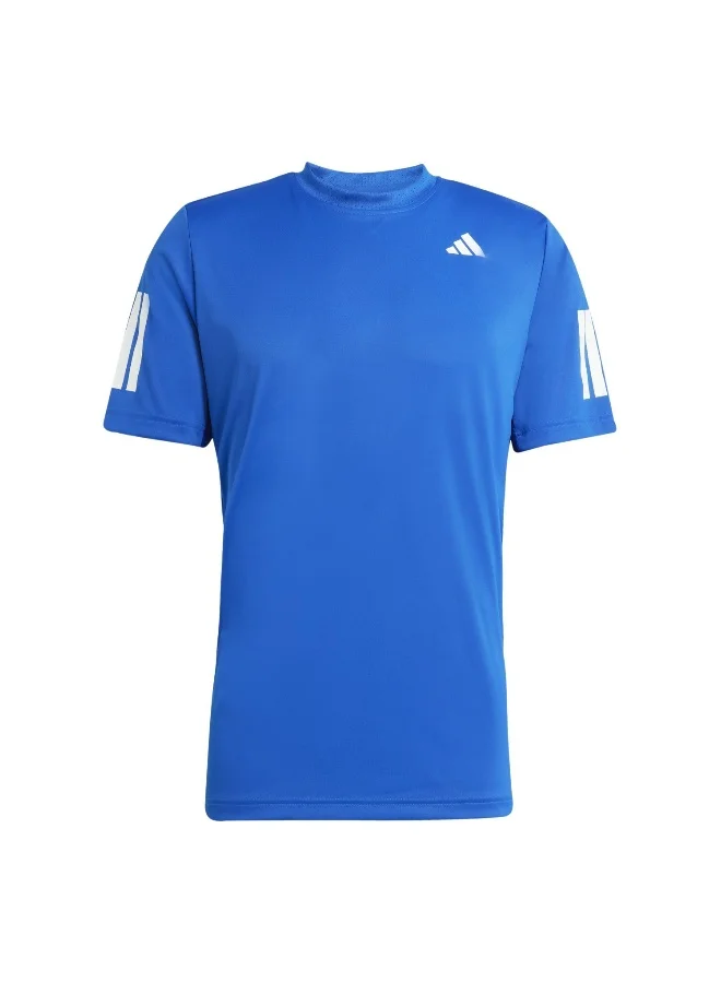 Adidas Adidas Club 3Str Tee Blue T-Shirt (Short Sleeve) T-Shirts For Men