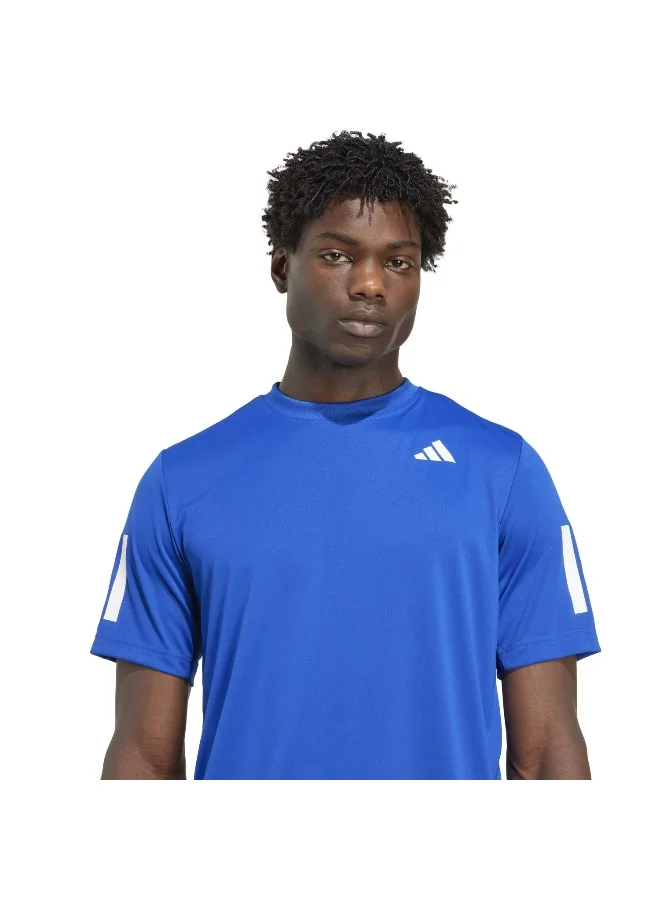Adidas Adidas Club 3Str Tee Blue T-Shirt (Short Sleeve) T-Shirts For Men
