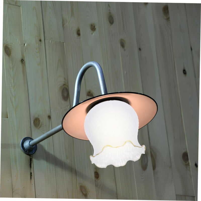 Frosted Glass Lampshade For Bedroom Living Room Dining Area Easy Installation Decorative Light Cover - Image 4