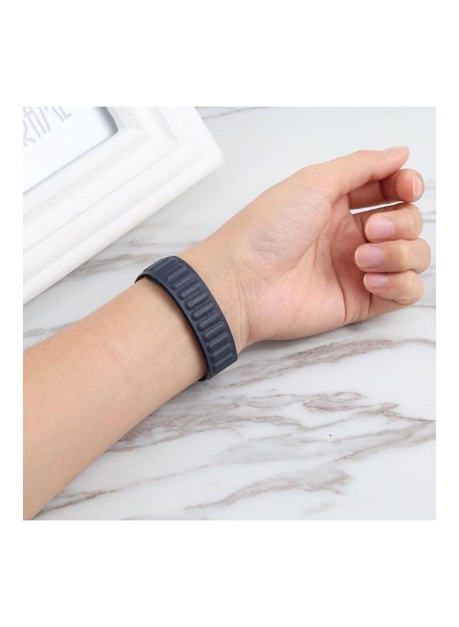 NIBEMINENT Replacement Watchband For Apple Watch Series 7 45mm/6 & SE 5 4 44mm/3 2 1 42mm Grey - Image 5