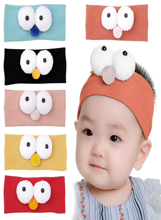 BEMBIKA’s Baby Headband The Ultimate Hairband For Baby Girl Kids’ Elastic Headbands Girls Head Band and Hair Accessories Chick Eyeball Design Orange - Image 1