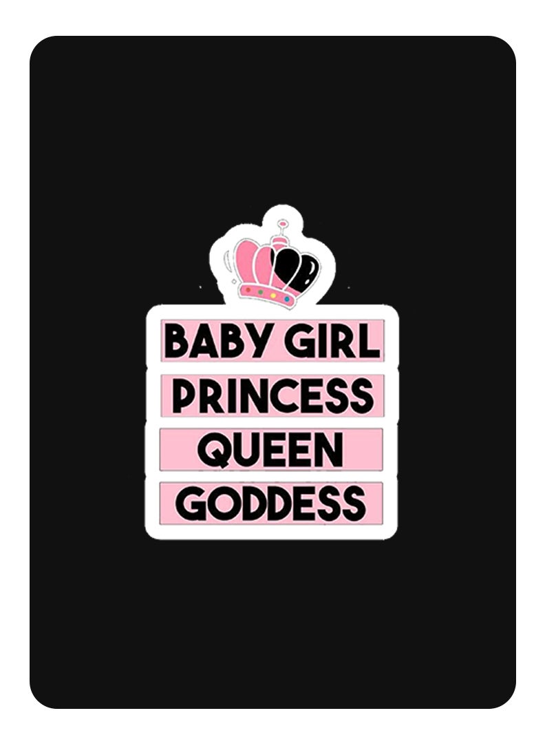 Theodor Protective Flip Case For Samsung Galaxy Tab S9 Plus With Trifold Stand Auto Wake Sleep Shockproof Cover Baby Girl Princess white copy - Image 1