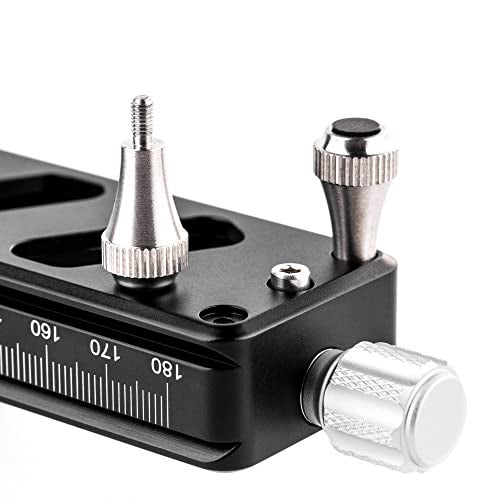 NiSi NM-200S Macro Focusing Rail | Precise Focus with Quick-Adjustment Button, Universal Tripod Compatibility, 360-Degree Rotating Clamp, Durable and Versatile Design | Close-Up and Macro Photography - Image 4