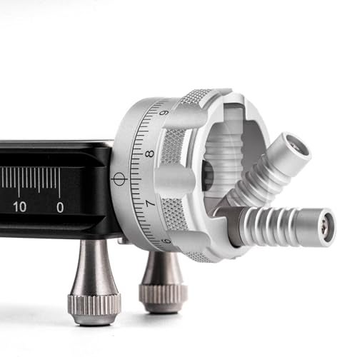 NiSi NM-200S Macro Focusing Rail | Precise Focus with Quick-Adjustment Button, Universal Tripod Compatibility, 360-Degree Rotating Clamp, Durable and Versatile Design | Close-Up and Macro Photography - Image 5