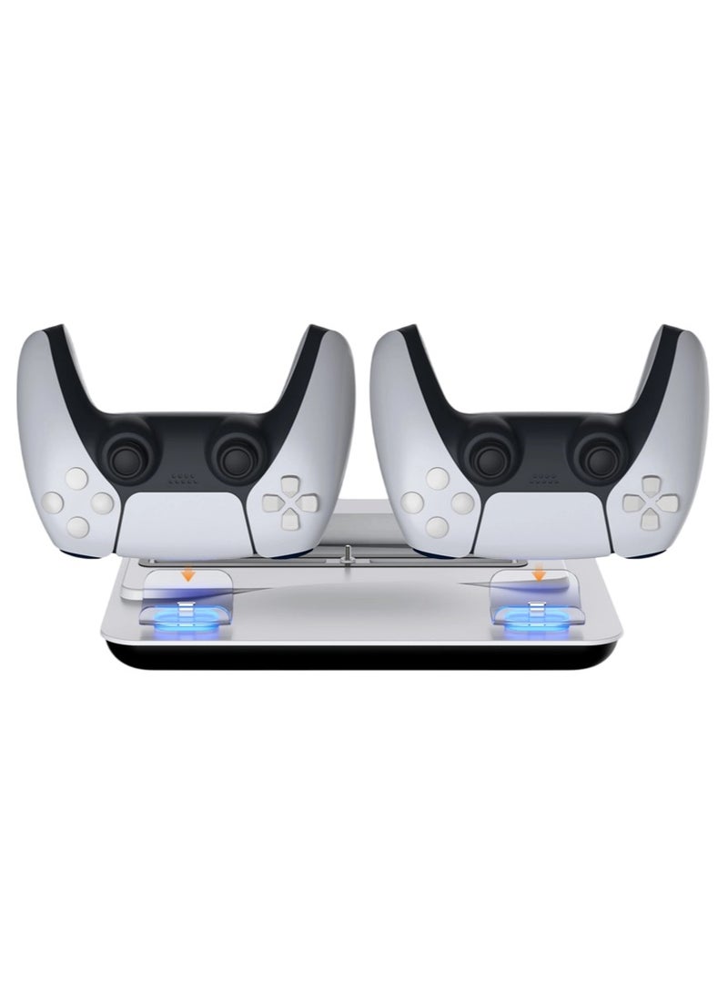 Multifunctional Cooling Stand for PS5 (Fat) – Efficient Cooling System, Dual Controller Charging Dock & Space-Saving Vertical Design - Image 2