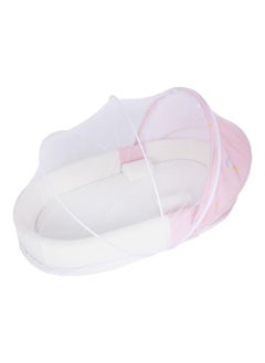 Beauenty Baby Nest for Sleeping Breathable Foldable Newborn Mattress for Crib & Bassinet, Baby Bionic Bed For Bedroom Removable And Washable (Pink) 