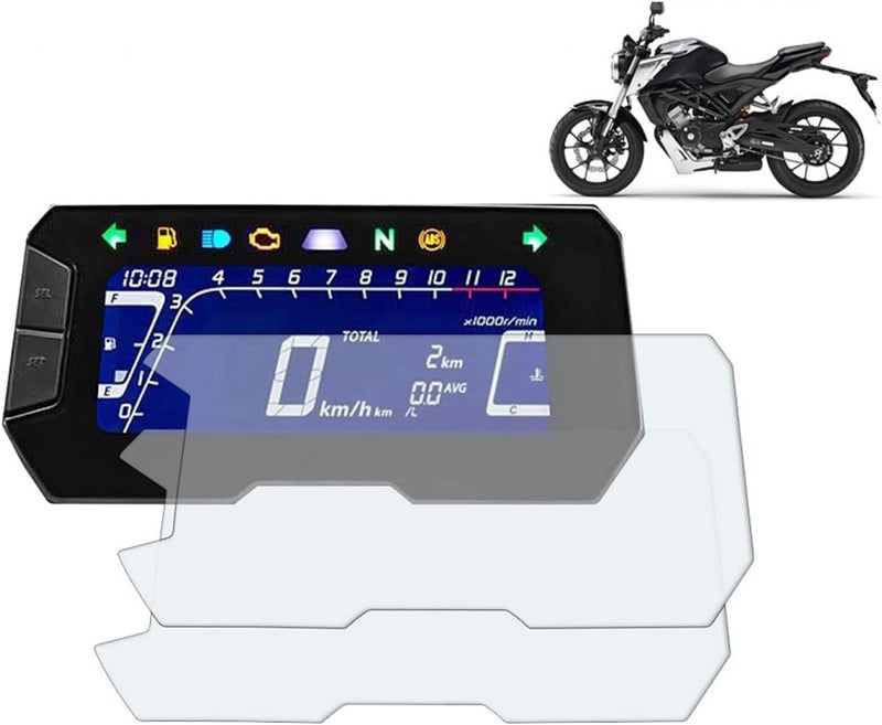 QASULER Motorcycle Dashboard Screen Protector - Image 1