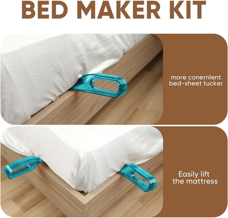 Leawall Mattress Lifter Tool, Bedsheet Tucker Tool,Bedsheet Mattress Lifter Stand,Bed Lifter Helps Lift and Hold Mattress Wedge Elevator Tool,Bed Making Tool Can Tuck Sheets(2 Pc,multicolor) - Image 4