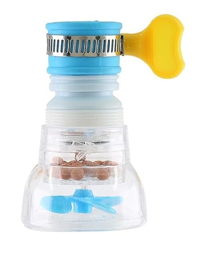 HBD Kitchen Sink Water Saving 360 Degree Rotating Water Faucet Aerator Splash-Proof Filter, Expandable Head Nozzle, Adjustable Sprinkler Tap Shower (1 PC) - Image 1