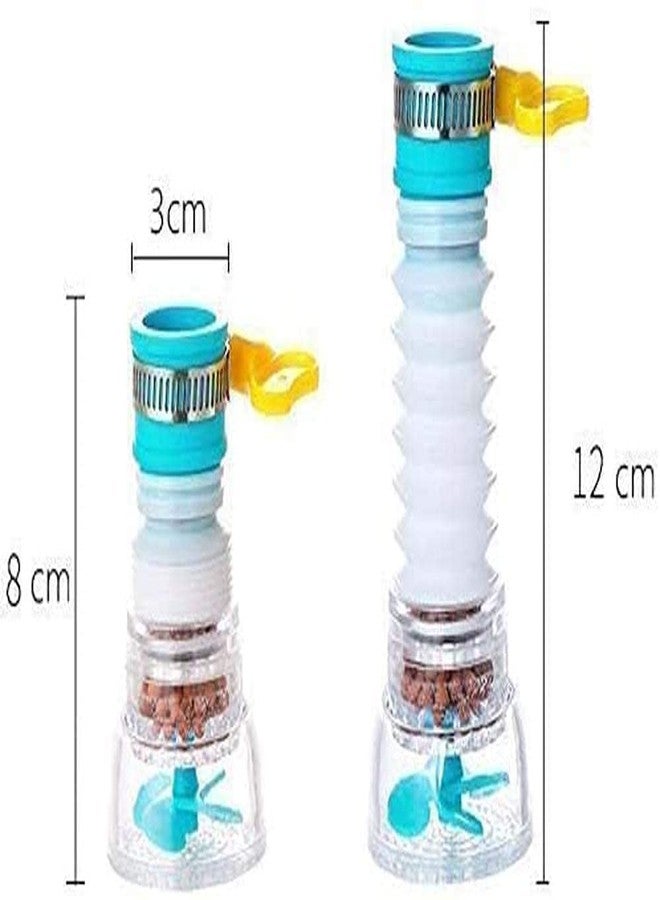 HBD Kitchen Sink Water Saving 360 Degree Rotating Water Faucet Aerator Splash-Proof Filter, Expandable Head Nozzle, Adjustable Sprinkler Tap Shower (1 PC) - Image 2