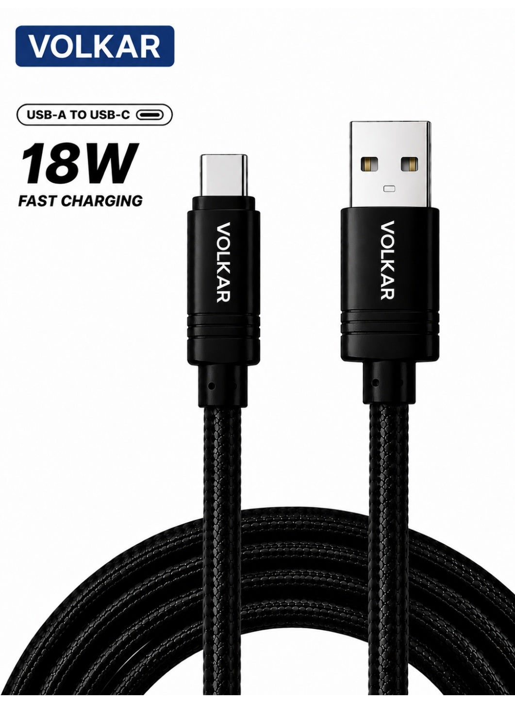 volkar Volkar usb-a To usb-c Cable 1m usba 1 M 18W Z16F511477FB6D6DBE16BZ