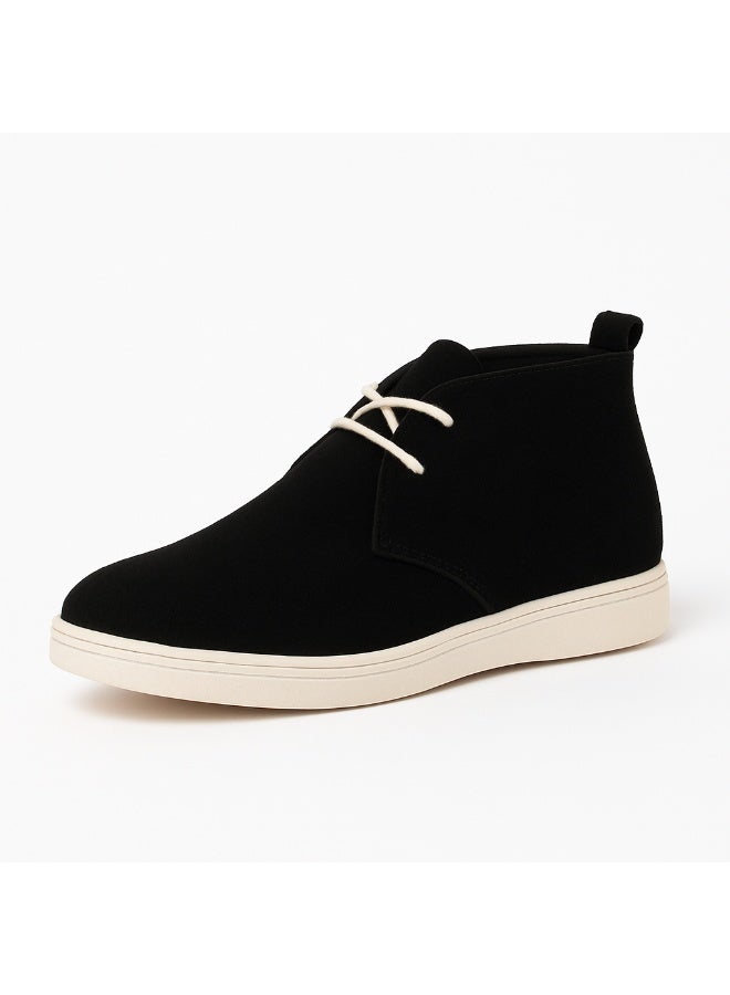 إيتاليانو حذاء رجالي من شمواه جلد طبيعى ونعل مطاطي تركي - Image 3