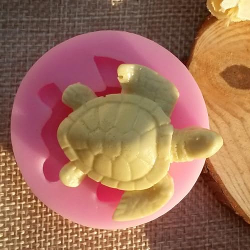 KuuGuu 6 PACK Sea Turtle Silicone Mold, Turtle Candy Fondant Mold, Tortoise Chocolate Making Mould for Desserts DIY Baking Cake Muffin Bread Decoration Tools - Image 4