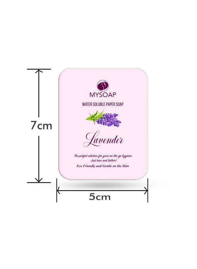 SmartSolve My Soap Water Soluble Paper Soap Lavender (Pack of 5) - Image 4