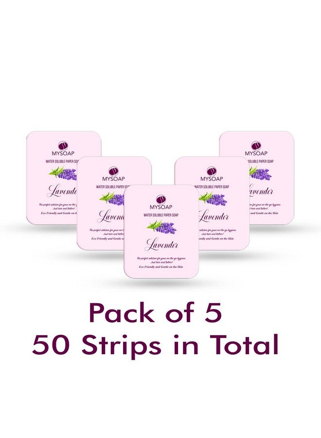 SmartSolve My Soap Water Soluble Paper Soap Lavender (Pack of 5) - Image 5