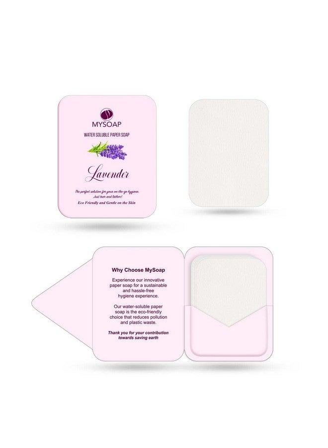 SmartSolve My Soap Water Soluble Paper Soap Lavender (Pack of 5) - Image 1