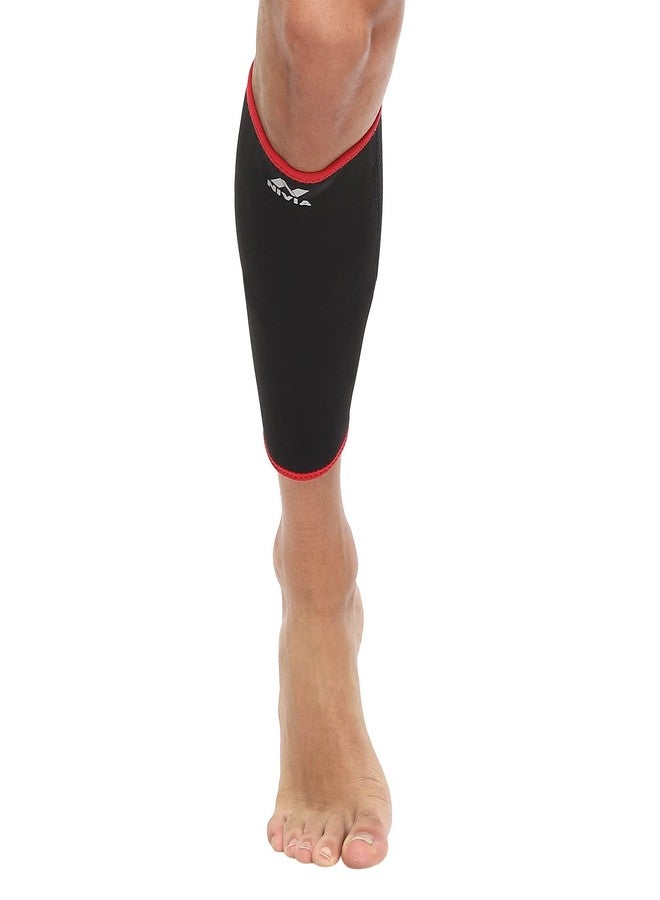 NIVIA Calf Support -Slip in Sleeve, Ankle Sleeves, Braces or Wraps, for Compression & Circulation Available in S | M | L & Black/Red Color, Used for All Kind of Impact Sports - Image 2