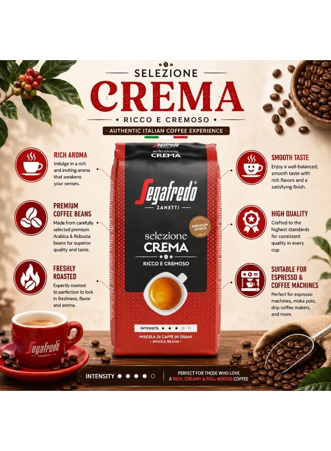Segafredo Selezione Crema Coffee Beans 1kg - Image 5