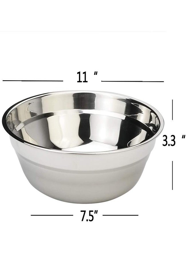 Kekow Large Stainless Steel Mixing Bowls, Serving Bowl, Set of 4 - Image 2