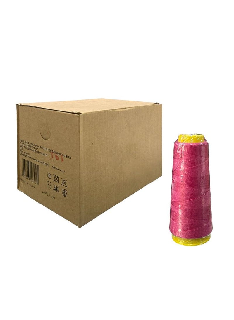 100% Spun Polyster Sewing Thread Box Of 12 Cones