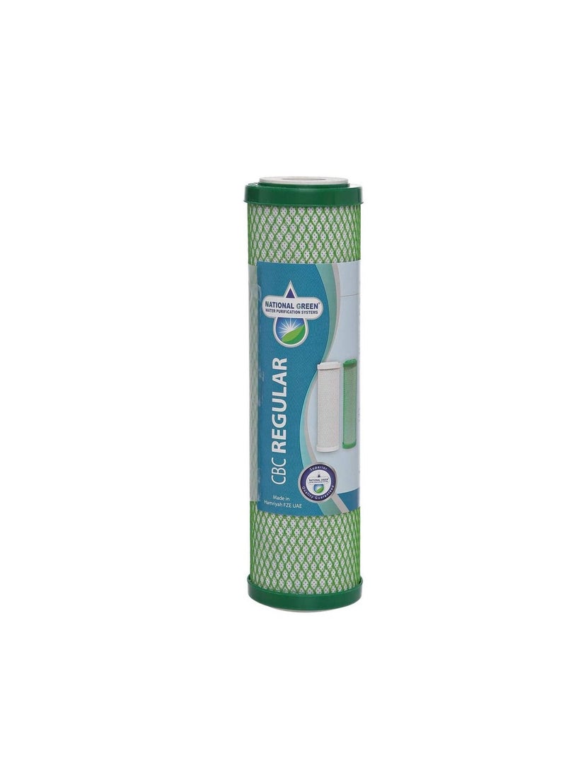 NATIONAL GREEN National Green Activated Carbon Block Cartridge, Regular NFC-CBC-105-R  - Image 1