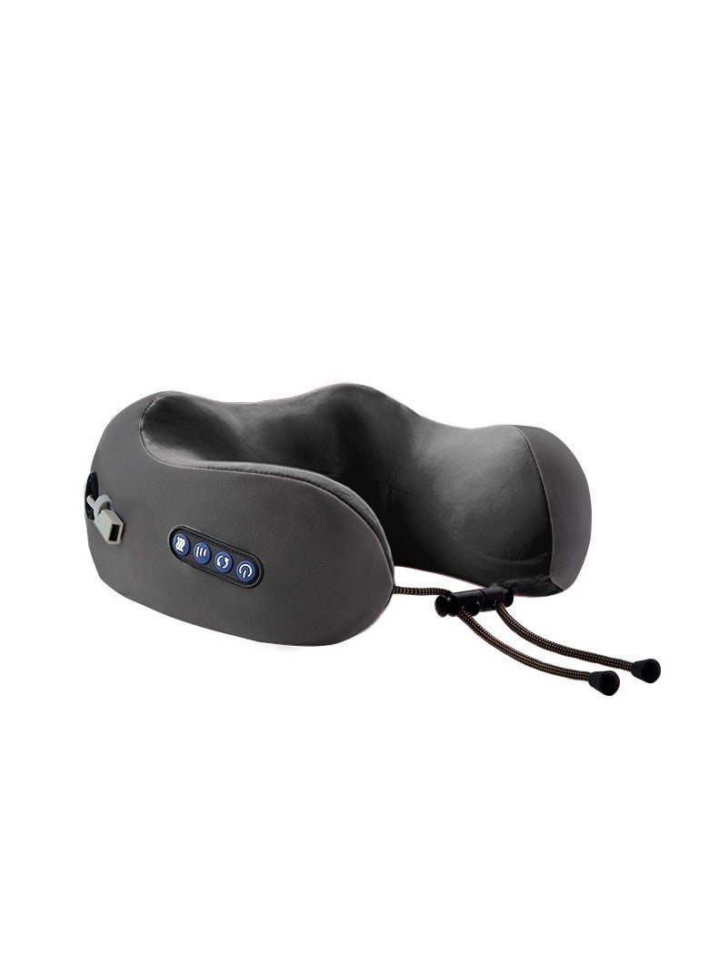 general Neck Massager Travel Pillow U-shaped memory foam neck pillow and electric massager are suitable for muscle, shoulder, cervical spine pain relief and stress - Image 1