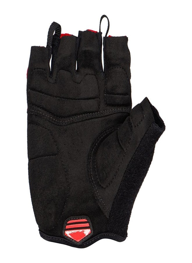 Lizard Skins Aramus Apex Padded Cycling Gloves - Unisex Short Finger Road Bike Gloves - 3 Colors (Crimson RED, X-Small) - Image 4