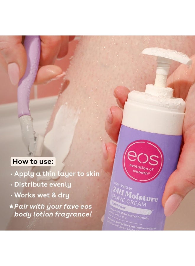 EOS Ultra Moisturizing Shave Cream - Lavender Jasmine - 207 ml - Image 3