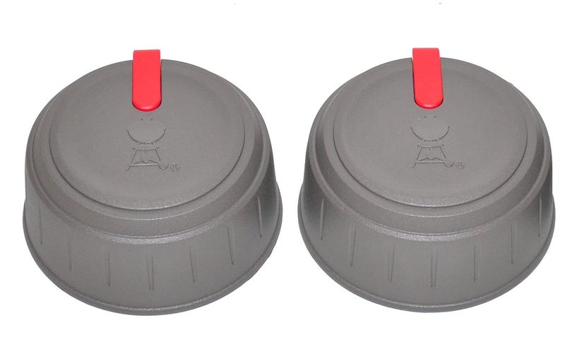 Weber Weber 67028 Set of 2 Main Burner Control Knobs Spirit II 200 Series Grills Model Years 2017 and Newer 