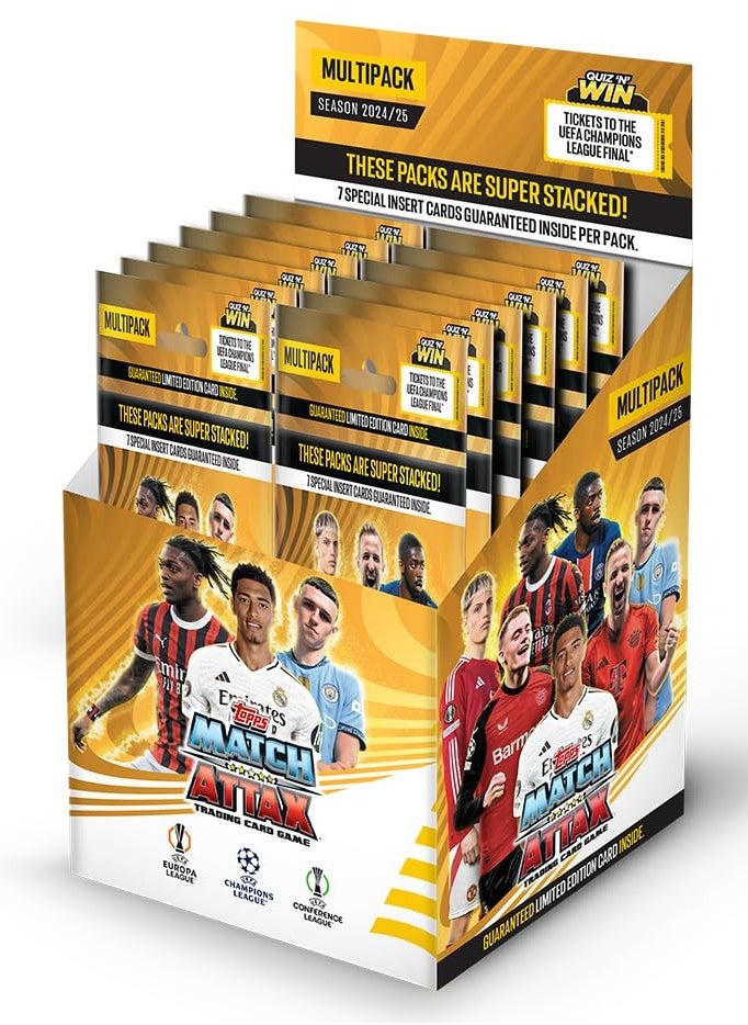 Topps Topps UEFA Champions League Match Attax 24/25 Trading and Collectible Card Game (Multipack of 12)  - Image 1