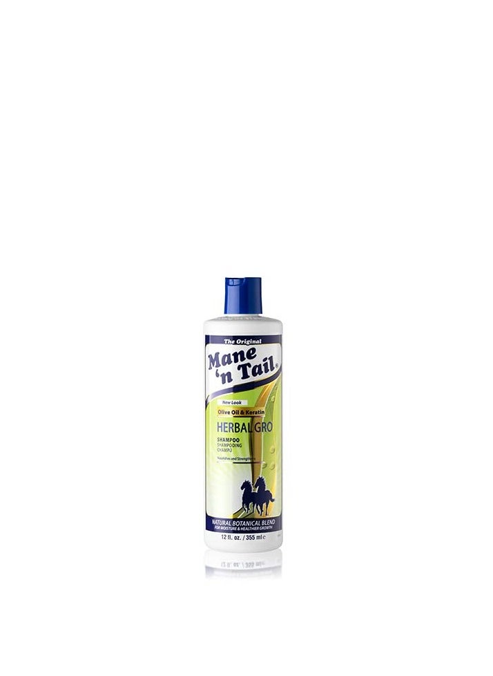 Mane 'n Tail Mane 'n Tail: Herbal Gro Shampoo + Conditioner (12 oz Each), Olive Oil Complex That Helps Strengthens & Nourishes Hair  - Image 2