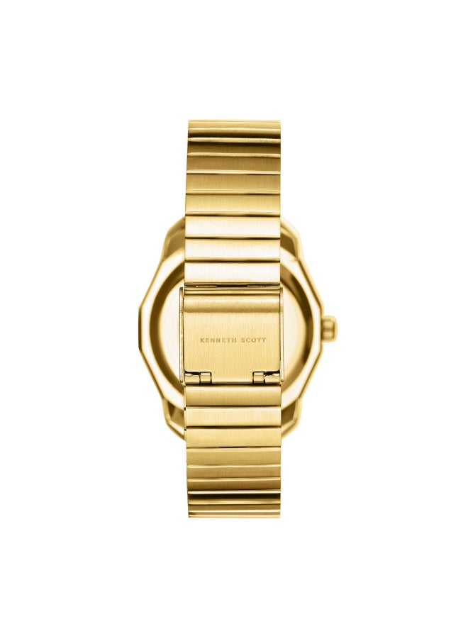 KENNETH SCOTT Women's Stainless Steel Analog Watch K24505-GBGB - 33 mm  - Image 3