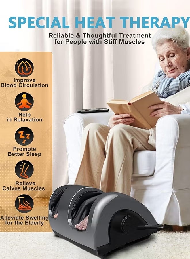 WALALLA Foot Massager with Heat, FSA HSA Eligible, Shiatsu Foot Massager for Plantar Fasciitis, Neuropathy, Circulation and Pain Relief, Remote Control, Deep Kneading, Gifts for Women Men Mom Dad - Image 5