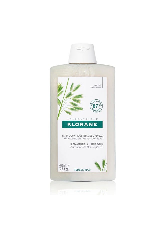 Klorane Ultra-Gentle Shampoo with Oat Milk, Sulfate-Free, Dermatologist and Pediatric Tested, Hypoallergenic, Vegan, Plant-based, Biodegradable - Image 1