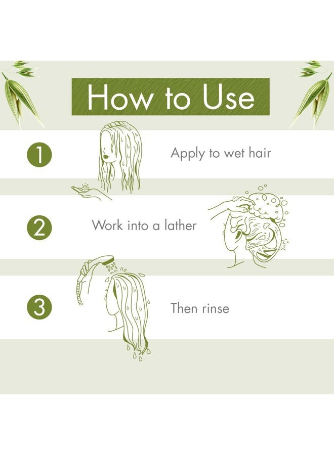 Klorane Ultra-Gentle Shampoo with Oat Milk, Sulfate-Free, Dermatologist and Pediatric Tested, Hypoallergenic, Vegan, Plant-based, Biodegradable - Image 4