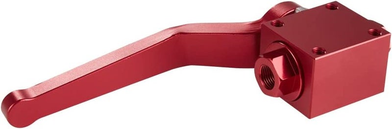 KYOSTAR 1/8" NPT Brake Line Lock Shut Off Valve Billet Aluminium Red - Image 4