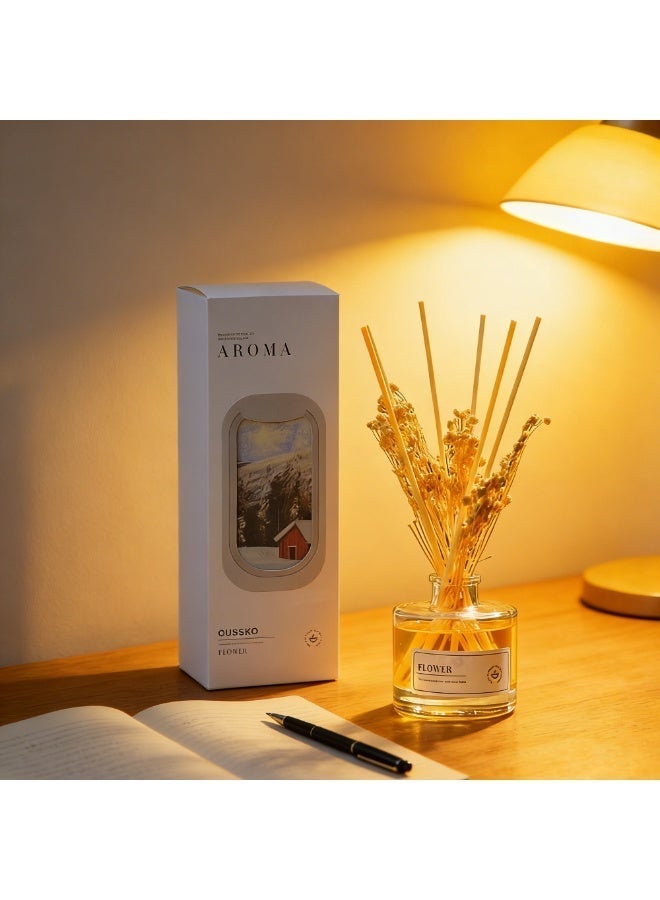 Natural Reed diffuser for Home - Long-Lasting Aromatherapy for Relaxation Calming Ambiance - Image 2