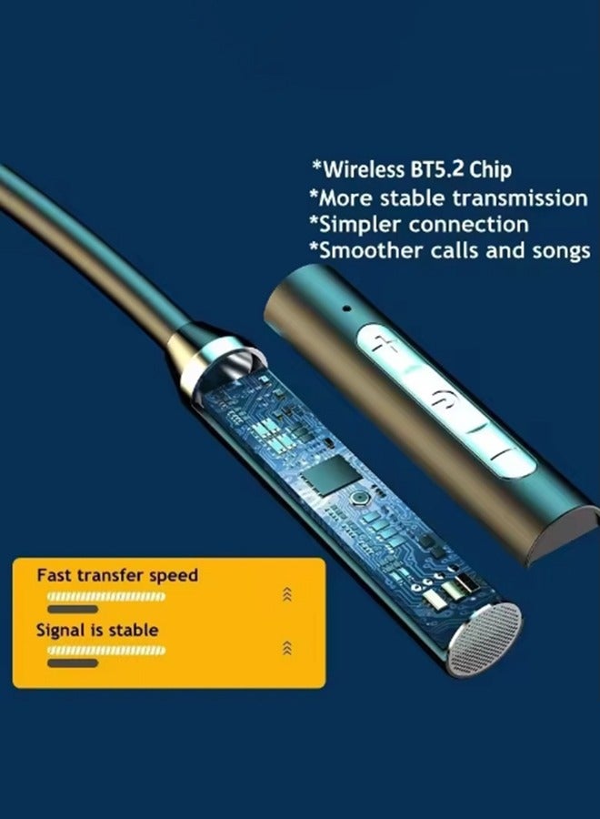 New Bluetooth Wireless Earphones, Hanging Neck Sports Binaural In-Ear Neck Hanging Type, Super Long Standby Life - Image 4