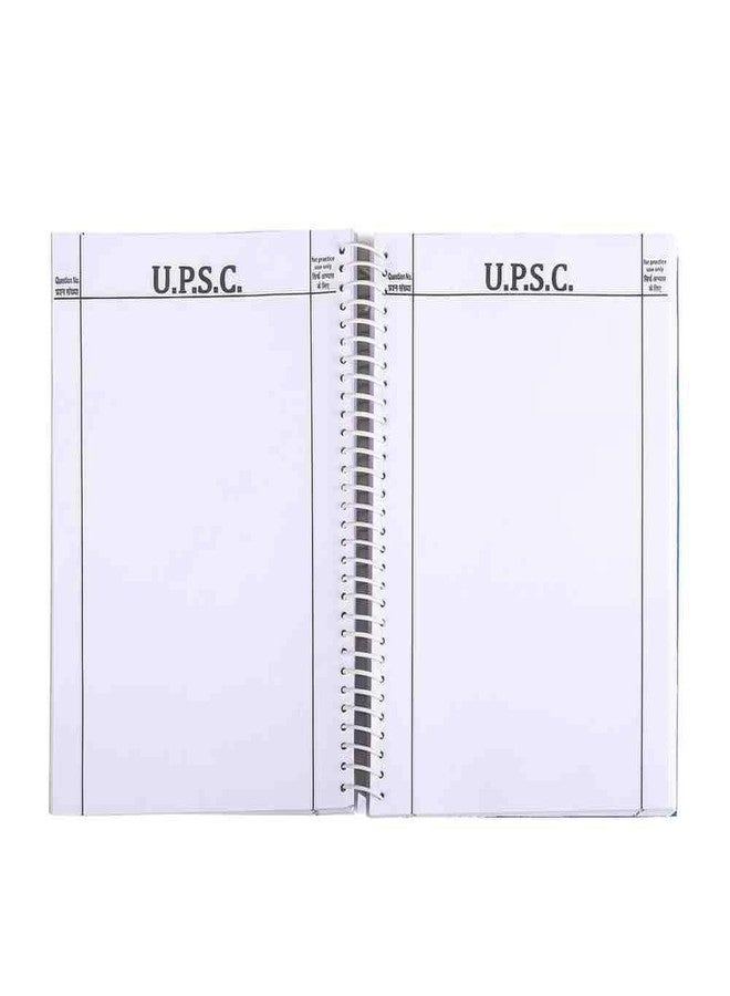 SPIRREL Spiral UPSC Mains Answer Sheet Notebook, A4 Size, 200 Pages - Image 3